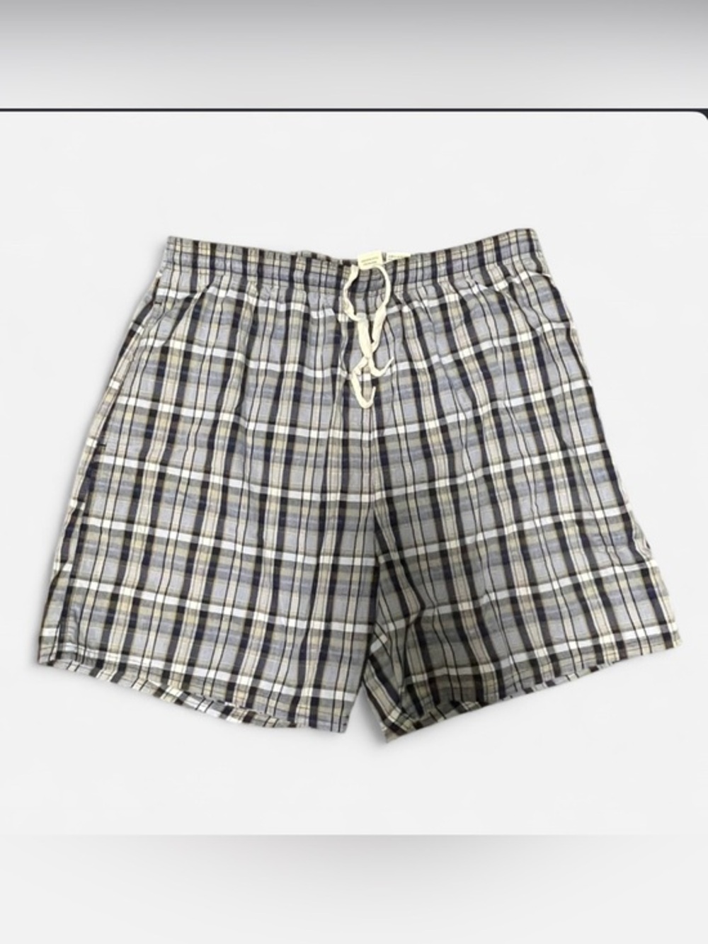 Vintage 90’s Eddie Bauer Plaid Swim Shorts